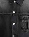 Arte Jacket Pocket Denim Faded Black