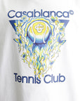 Casablanca Tennis Club Icon Classic T-Shirt White