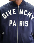 Givenchy Jacket Bomber Logo Navy