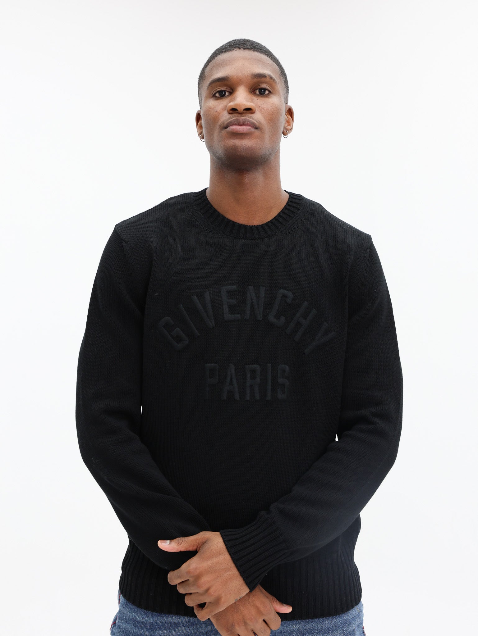 Givenchy Sweater Logo Black - AL Capone Premium