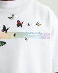 Casablanca Butterfly Oversized T-Shirt White