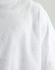 Casablanca Applique Monogram Oversized T-Shirt White