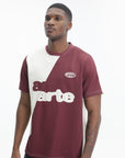 Arte T-Shirt Football Logo Maroon/White