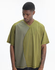 Arte T-Shirt Multi Mesh V-Neck Green