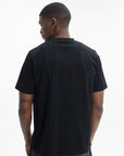 Arte T-Shirt White Address Print Black