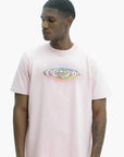Casablanca Glass Logo Classic T-Shirt Pink