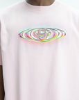 Casablanca Glass Logo Classic T-Shirt Pink
