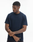 Arte T-Shirt Back Poster Plain Navy