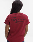 Givenchy T-Shirt Small Logo Stamp Red Cherry
