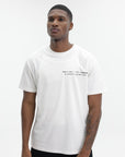 Givenchy T-Shirt Black Print Chest Crew Ivory