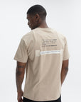 Givenchy T-Shirt Black Print Chest Crew Beige