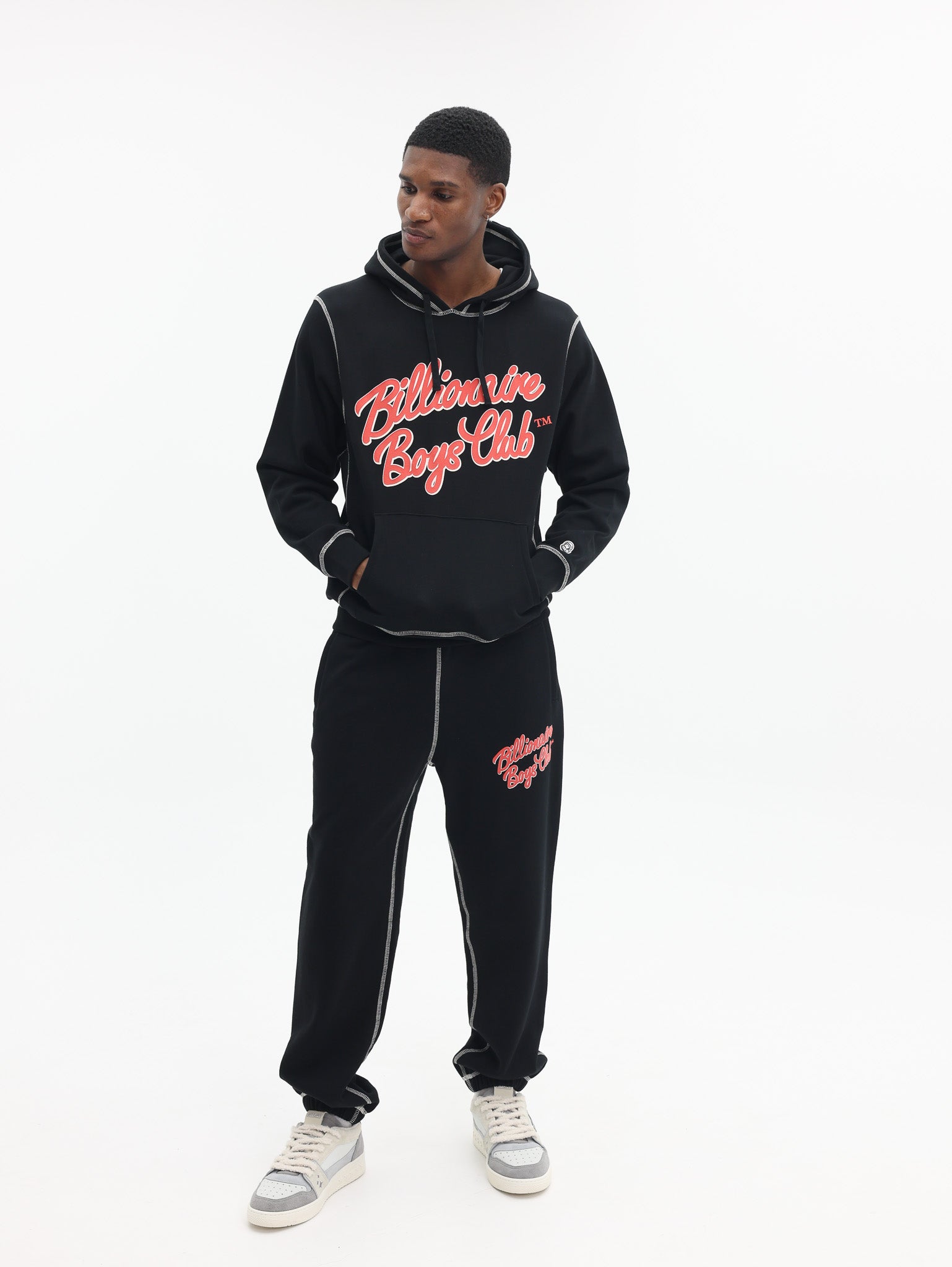 Billionaire Boys Club Script Logo Sweatpants Black-AL Capone Premium