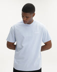 Givenchy T-Shirt Black Logo Crew Light Blue