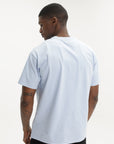 Givenchy T-Shirt Black Logo Crew Light Blue