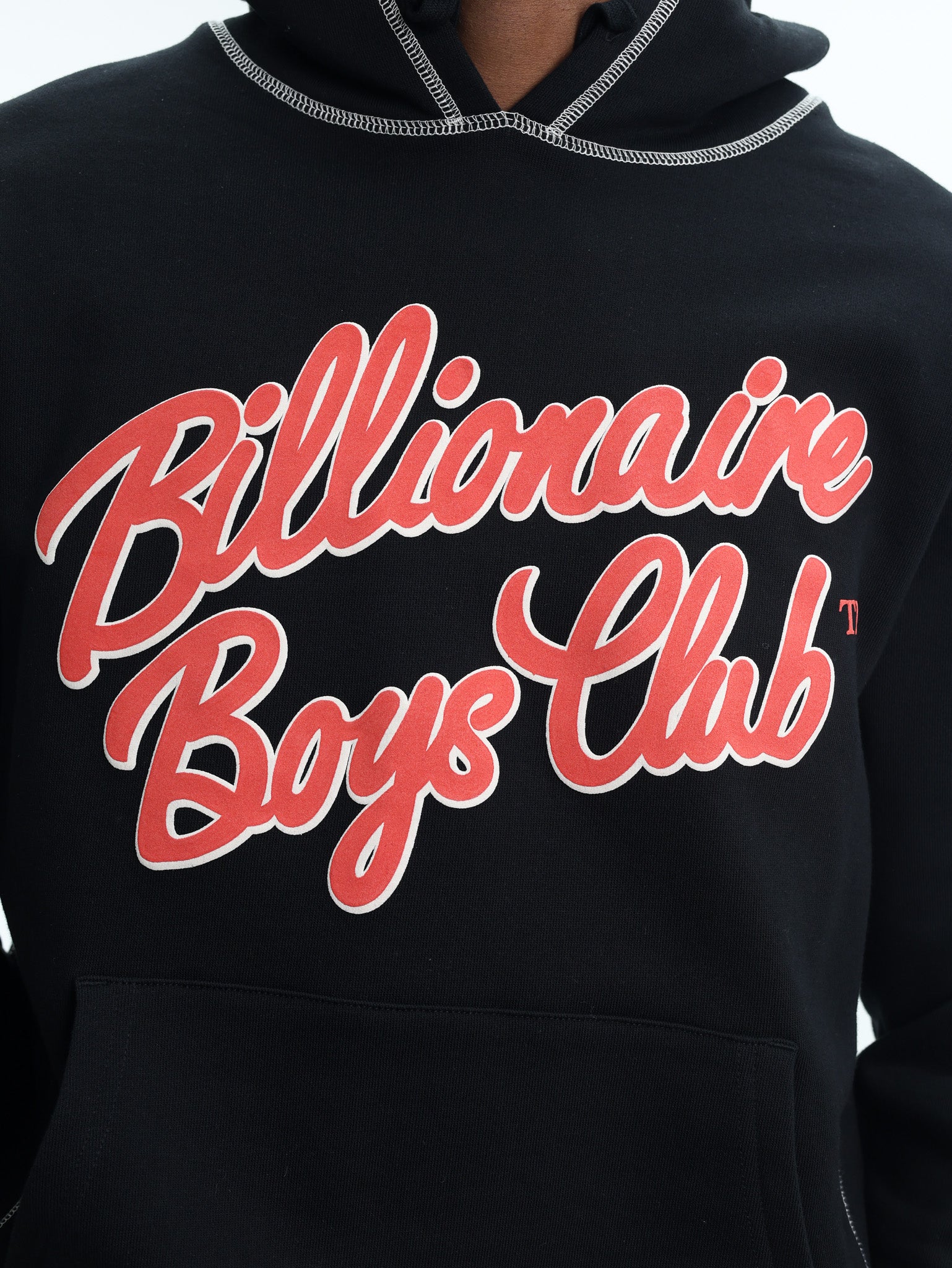 Billionaire Boys Club Script Logo Popover Hood Black-AL Capone Premium