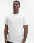 Givenchy T-Shirt Blue Logo Print White/Light Blue