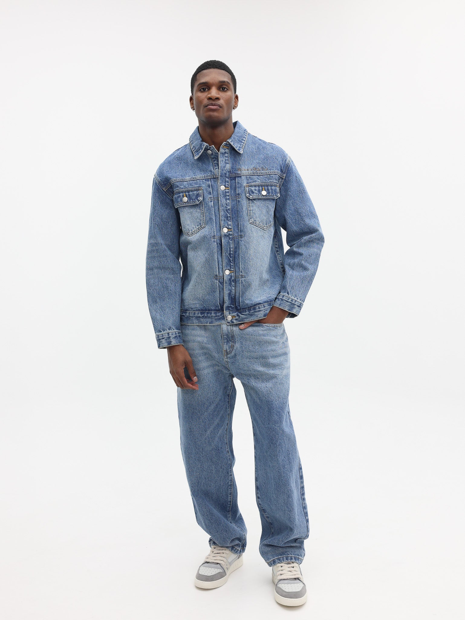 Billionaire Boys Club Astro Denim Pants Mid Wash Blue-AL Capone Premium