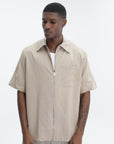 Givenchy Shirt Zip Collar Ebony Brown