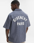 Givenchy Golfer Buttoned Blue/White