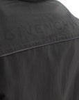 Givenchy Shirt Zip-up Short-Sleeve Black