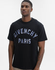 Givenchy T-Shirt Pompom Blue Embroided Midnight Blue