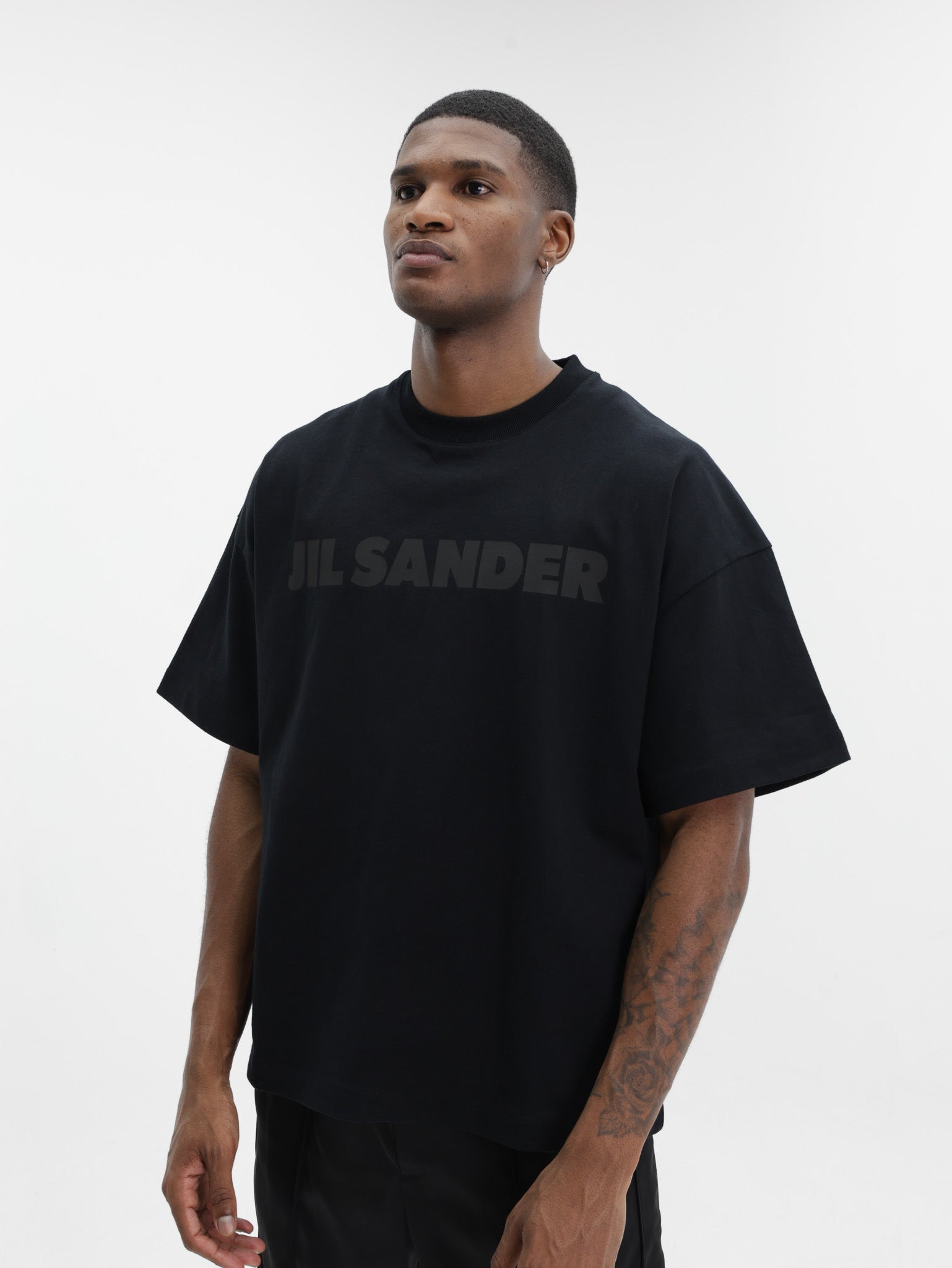 Jil Sander Logo T-Shirt Black - AL Capone Premium