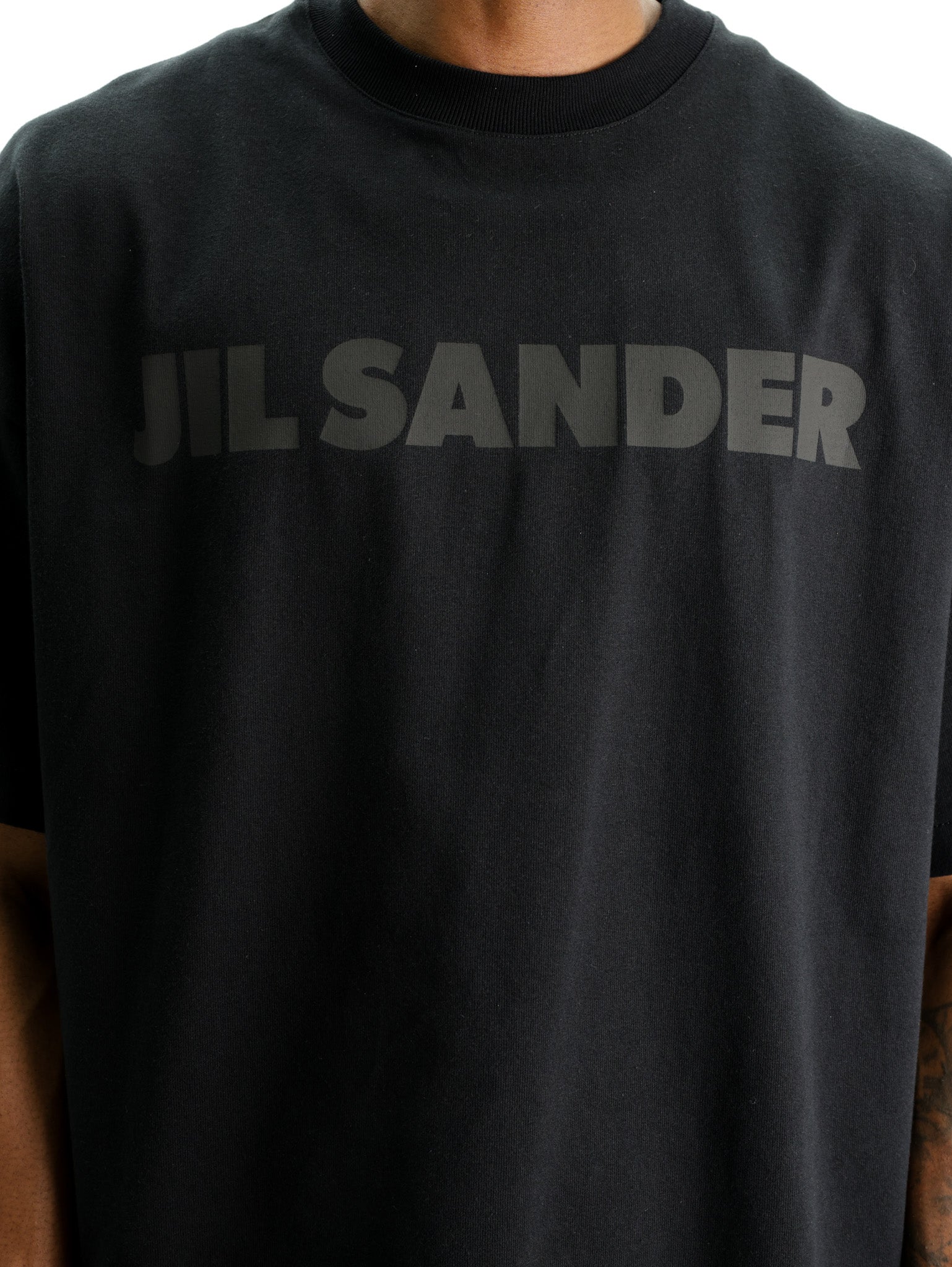 トップス JIL SANDER shirt size 44 Jil Sander Logo T-Shirt Black - AL Capone Premium