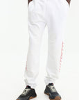 Msgm Track Pants Logo White