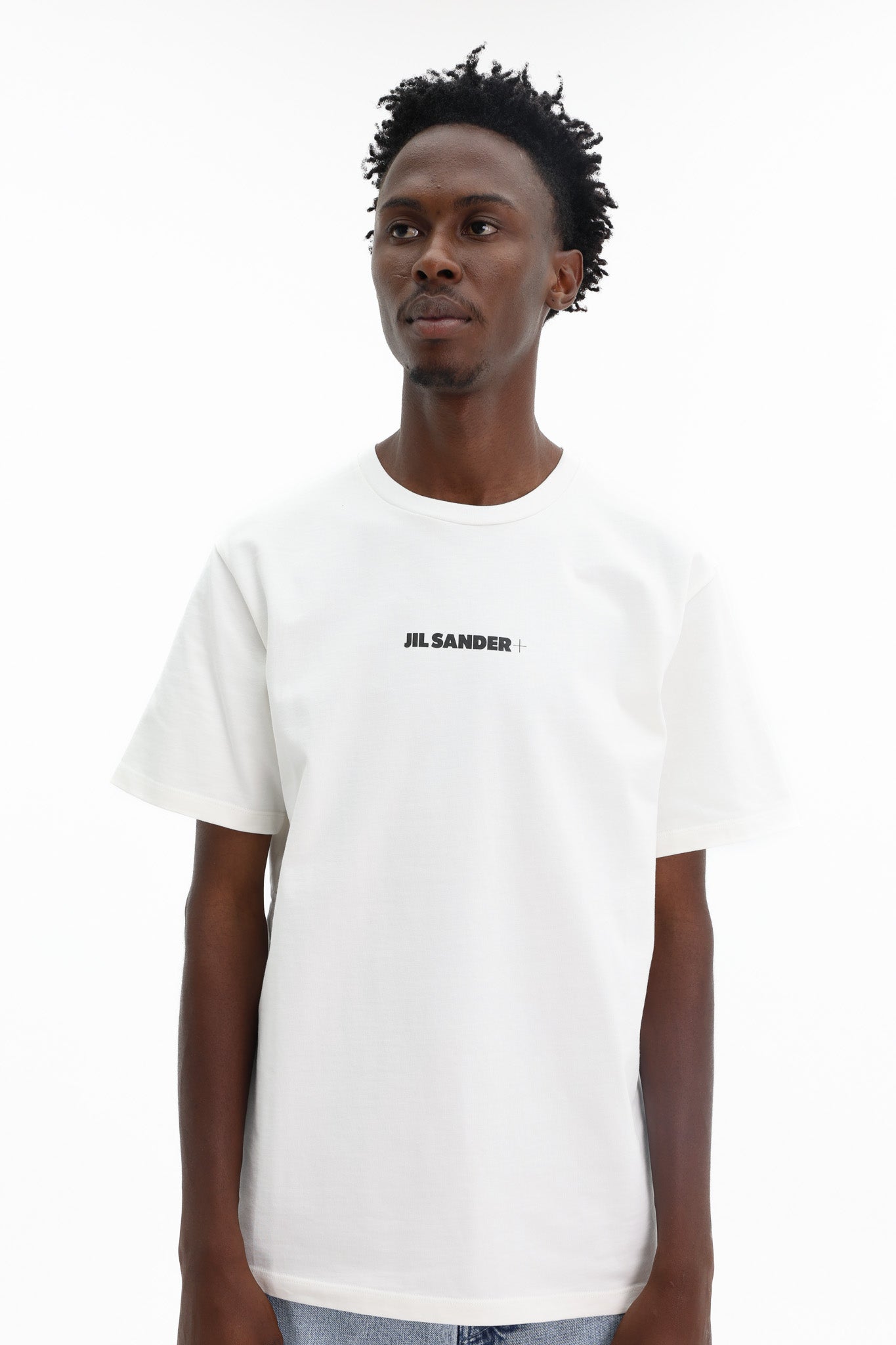Jil Sander T-Shirt Logo White - AL Capone Premium