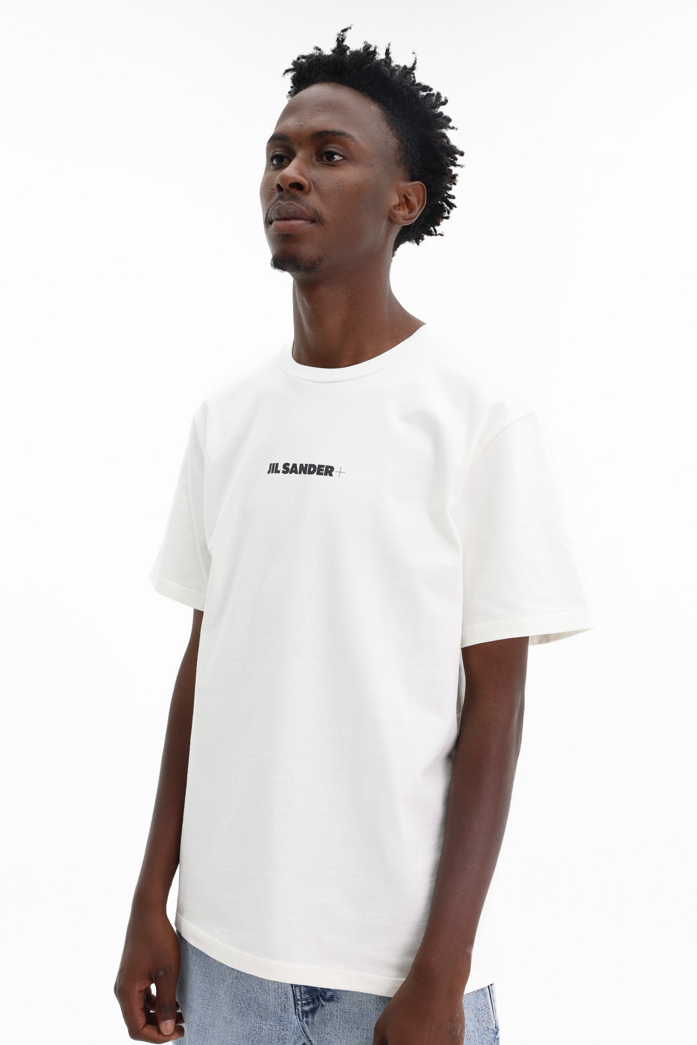 Jil Sander T-Shirt Logo White - AL Capone Premium