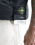 Stone Island Vest Padded Zip Front Black