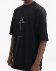 Rick Owens T-Shirt Star Print Black