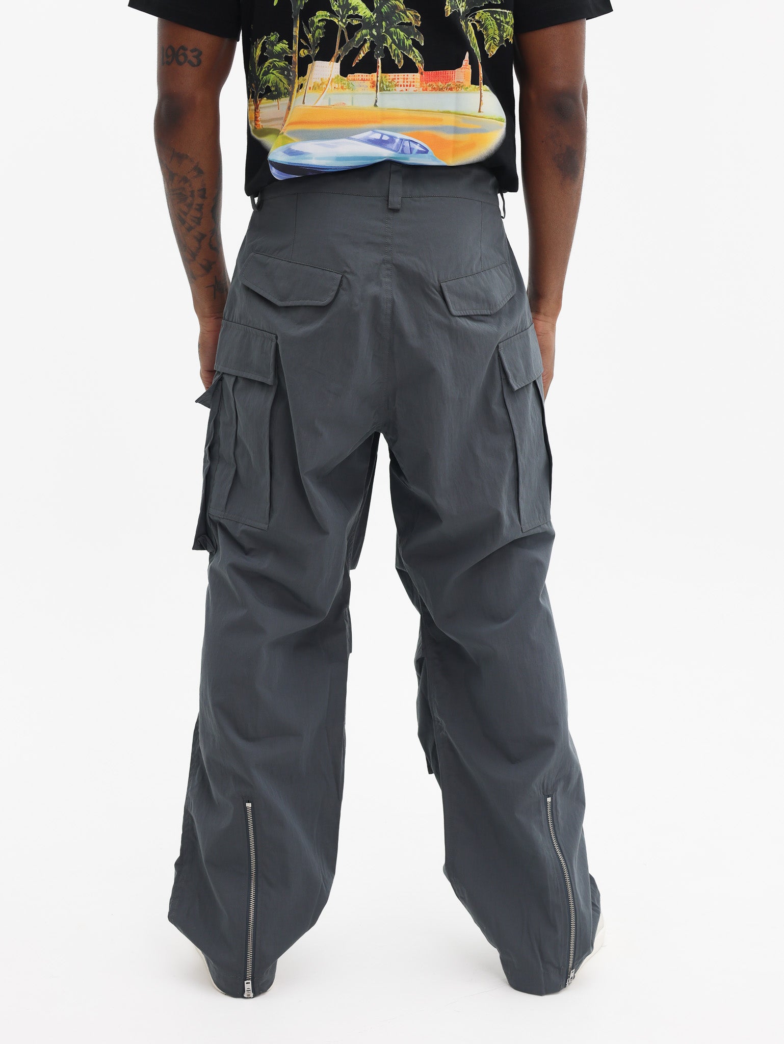 Billionaire Boys Club Multi Pocket Cargo Pants Charcoal-AL Capone Premium