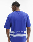 Stone Island T-Shirt Double Lines Blue