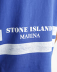 Stone Island T-Shirt Double Lines Blue