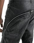 Rick Owens Jeans Zipper Styled Black