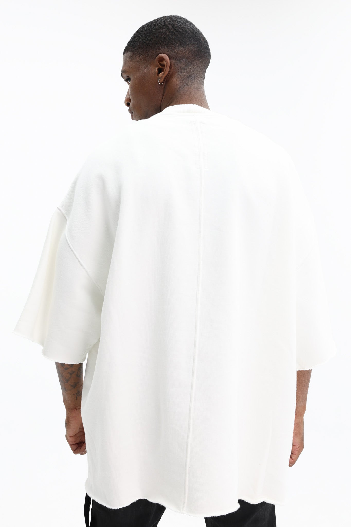 Rick Owens T-Shirt Tommy T Milk-Black