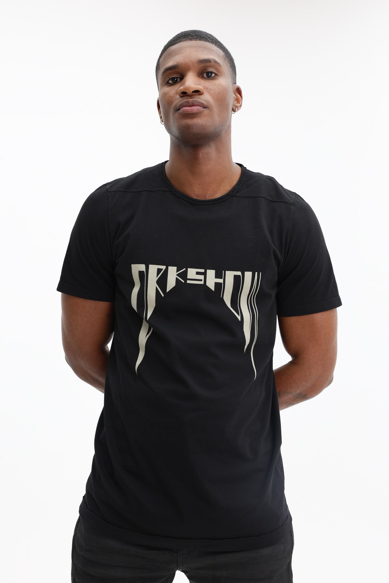 Rick Owens T-Shirt Level T Black-Pearl - AL Capone Premium
