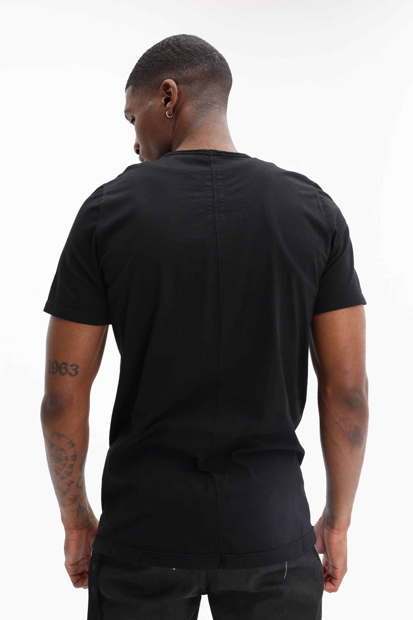 Rick Owens T-Shirt Level T Black-Pearl - AL Capone Premium