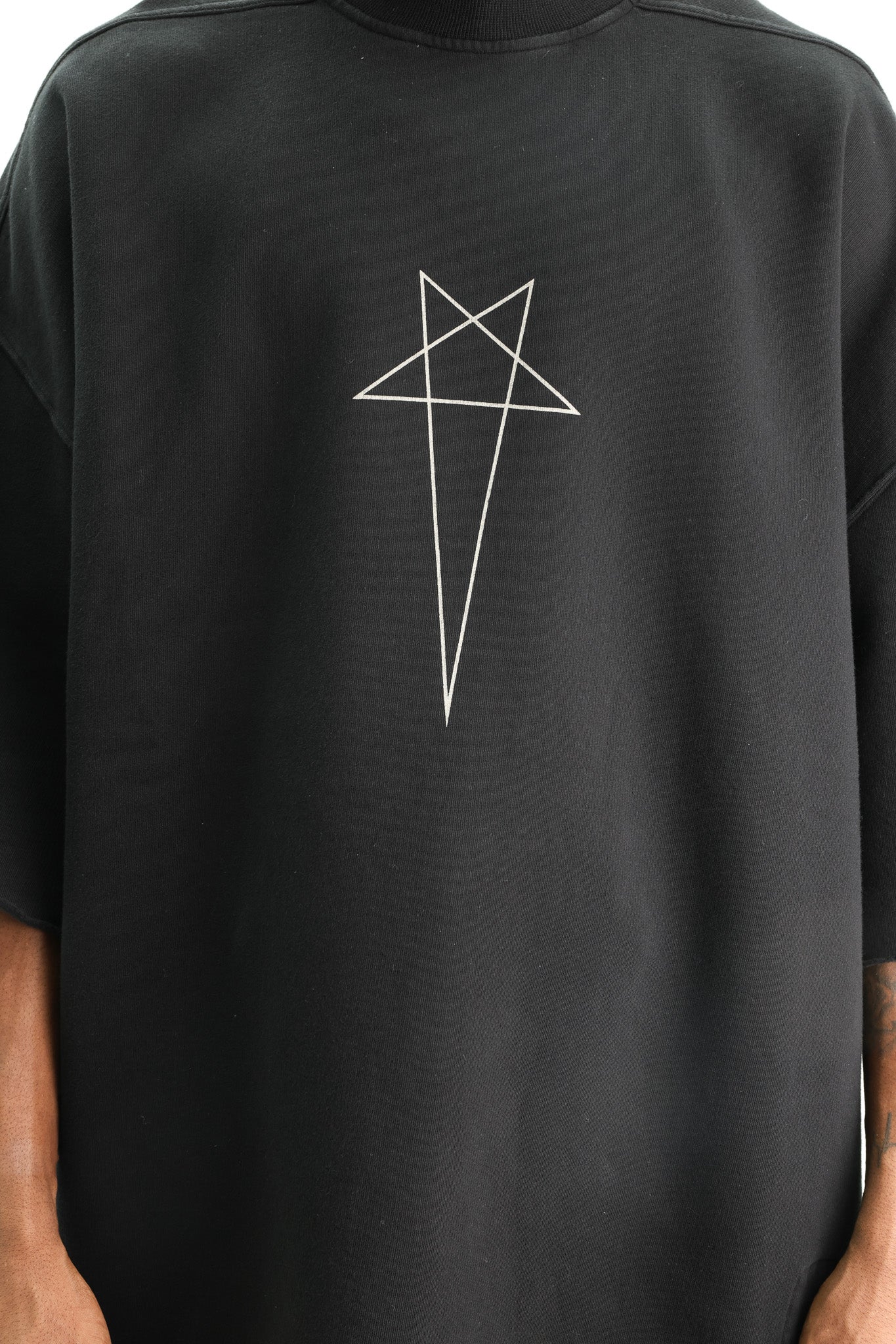 Rick Owens T-Shirt Tommy T Black-Pearl