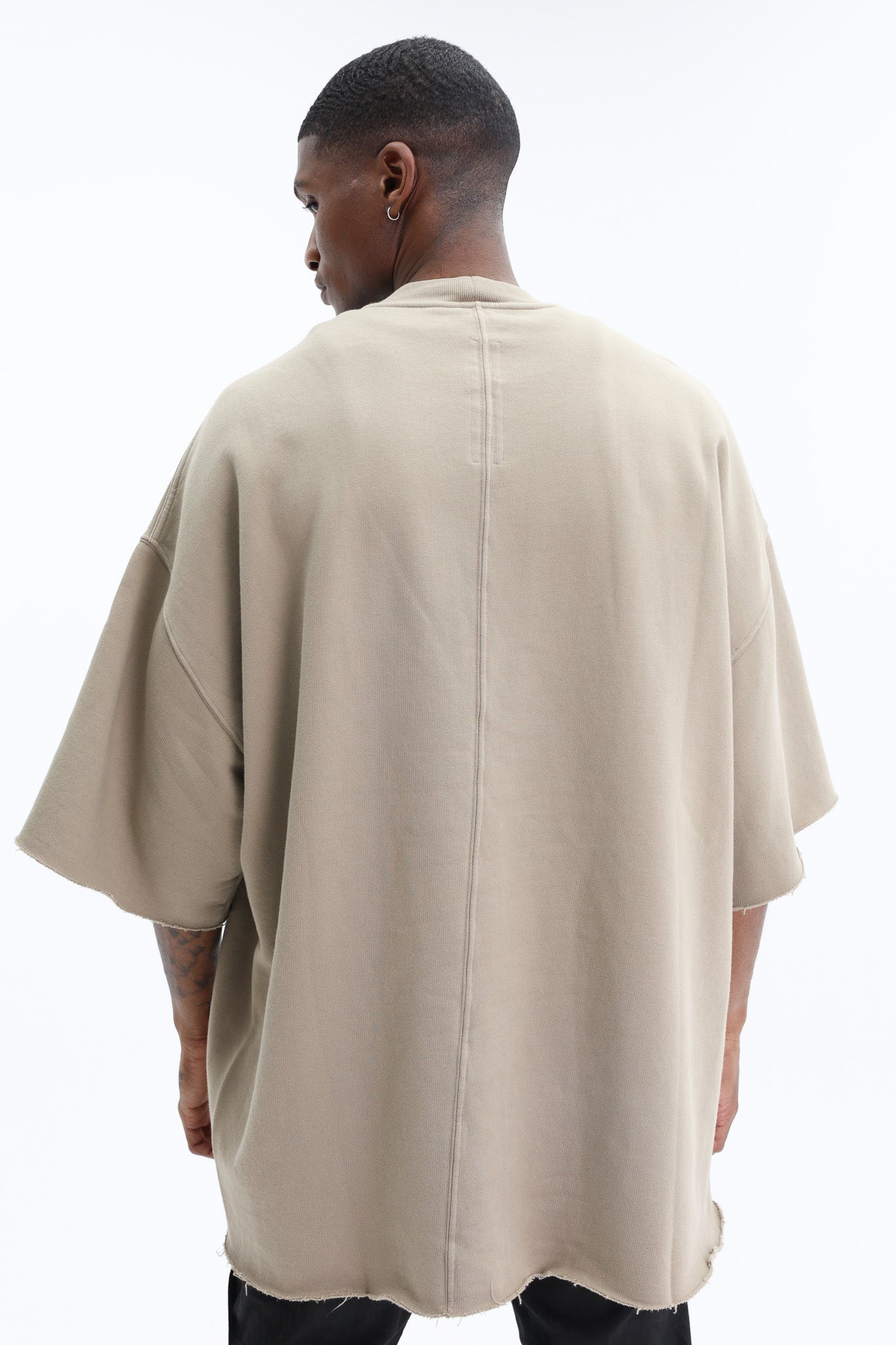 Rick Owens Sweater Tommy T Dirty Pearl-Black - AL Capone Premium