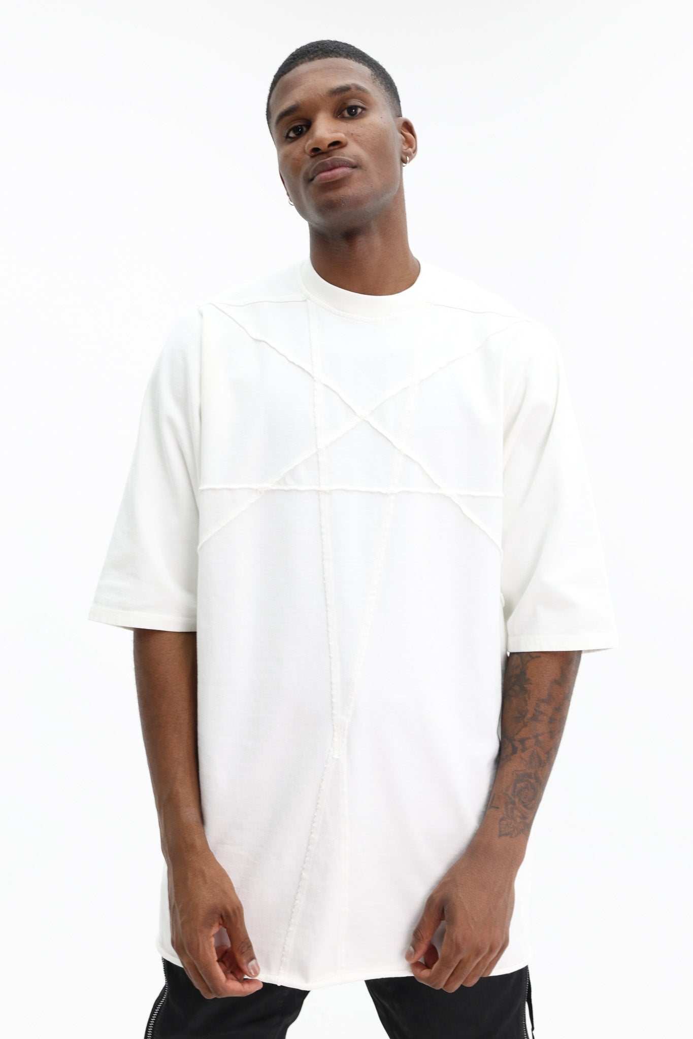 Rick Owens T-Shirt Jumbo Ss Milk - AL Capone Premium