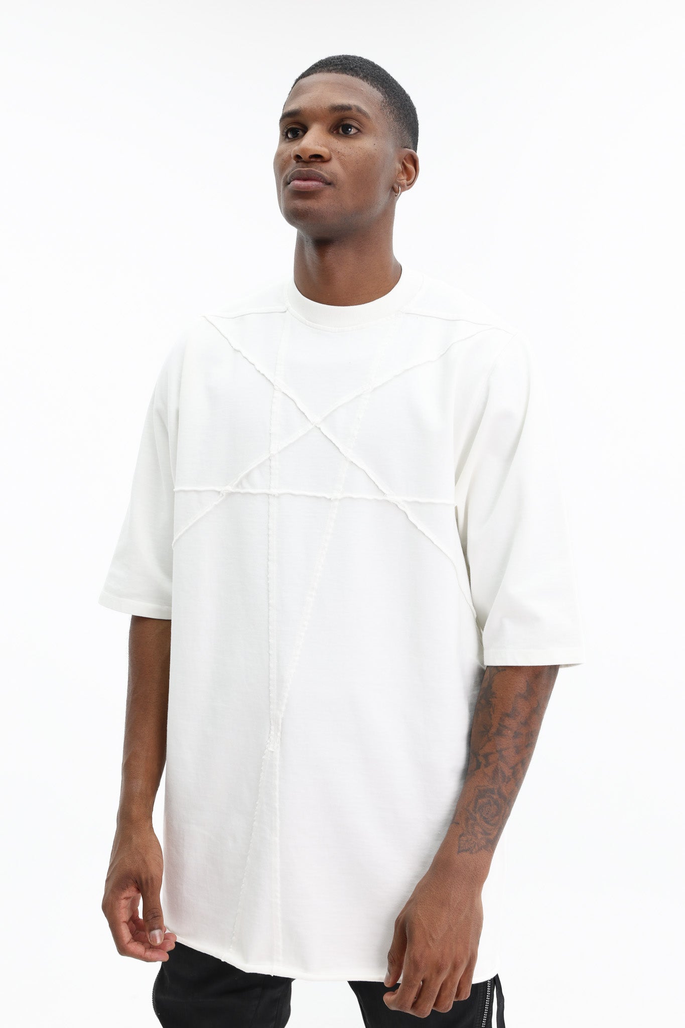 Rick Owens T-Shirt Jumbo Ss Milk - AL Capone Premium