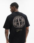 Stone Island T-Shirt Compass Print Brown