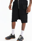 Rick Owens Shorts Creatch Cargo Black
