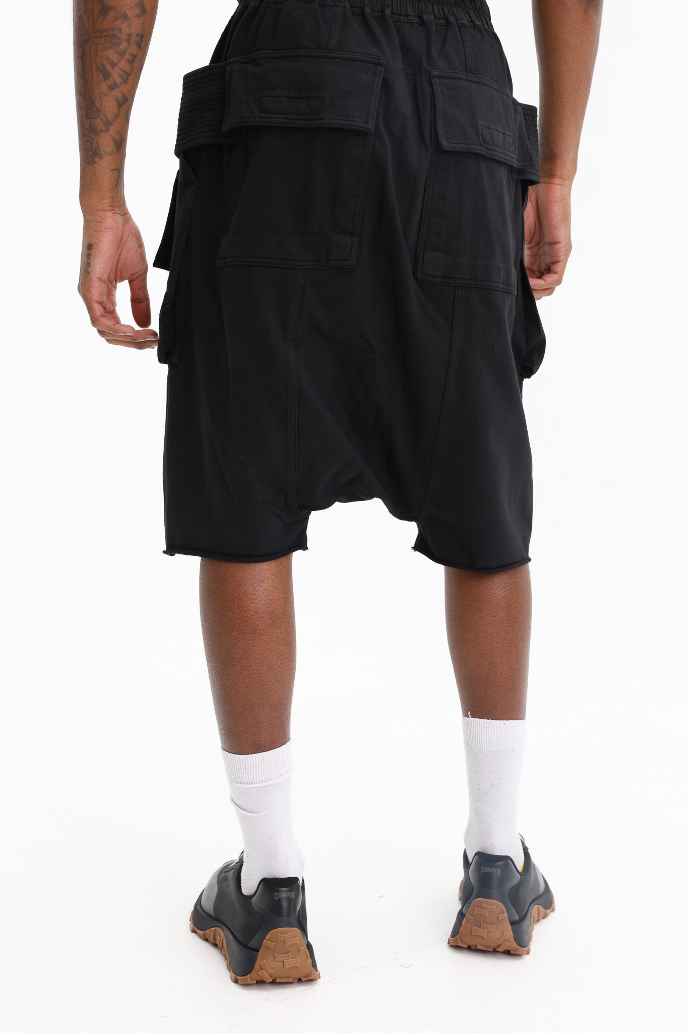パンツ 2000s Rick Owens sarouel short pants Rick Owens Shorts Creatch Cargo Black - AL Capone Premium