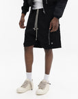 Rick Owens Shorts Zipped Pockets Black