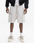 Rick Owens Shorts Zipped Pockets White