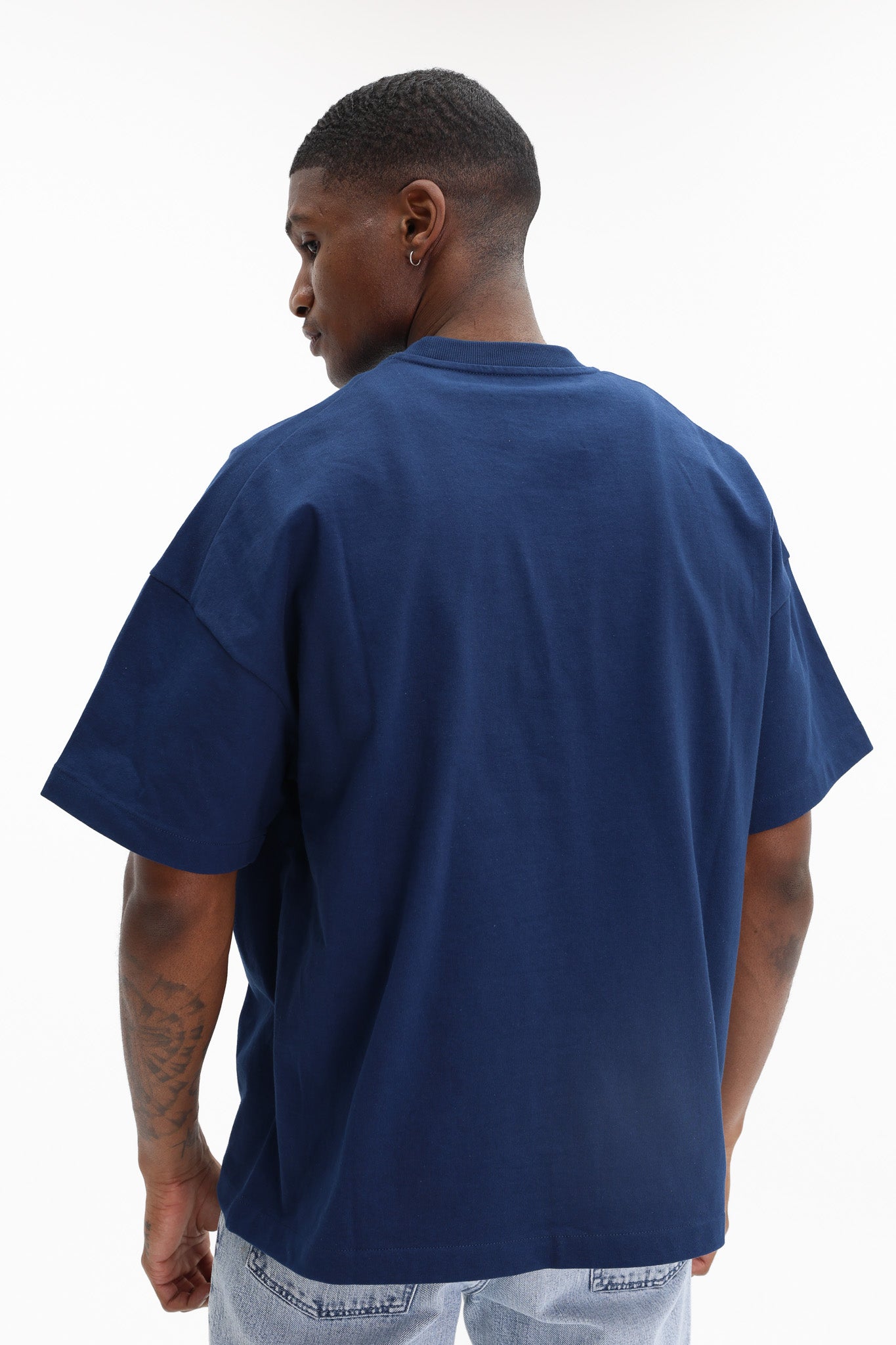 Jil Sander T-Shirt Bold Logo Blue - AL Capone Premium