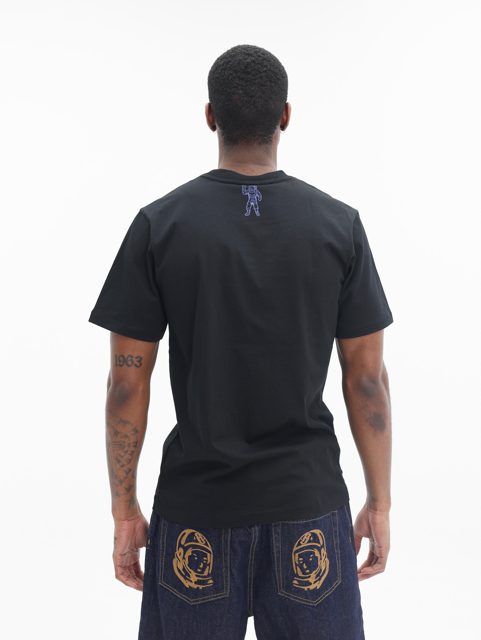 Billionaire Boys Club Cracked Flock Print Astro T-shirt Black-AL Capone Premium